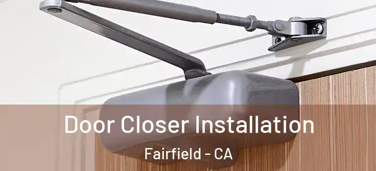  Door Closer Installation Fairfield - CA