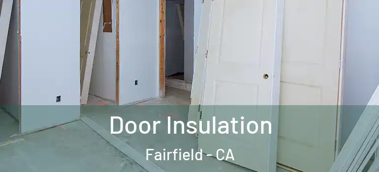  Door Insulation Fairfield - CA