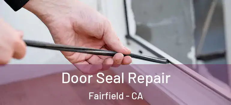 Door Seal Repair Fairfield - CA