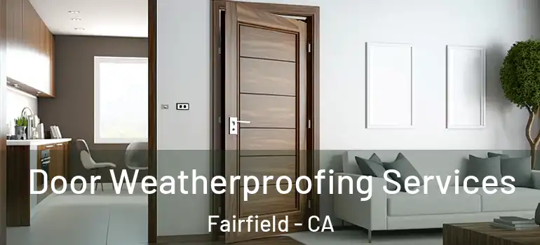  Door Weatherproofing Services Fairfield - CA