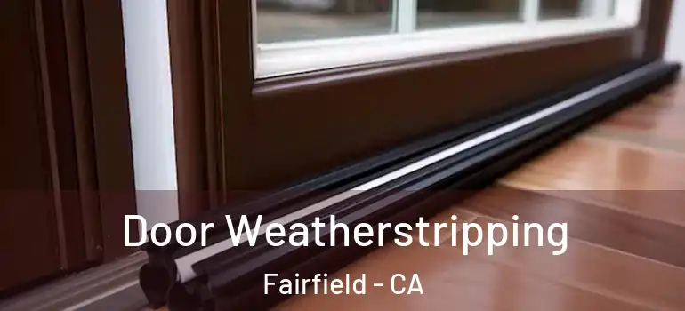  Door Weatherstripping Fairfield - CA