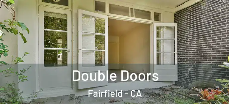  Double Doors Fairfield - CA