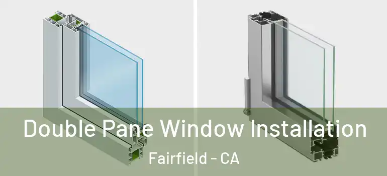  Double Pane Window Installation Fairfield - CA