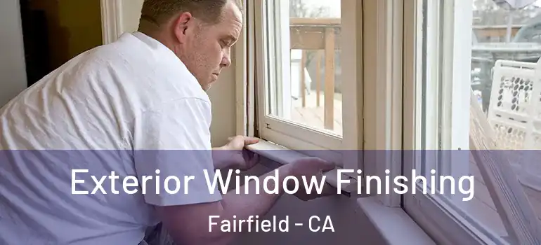  Exterior Window Finishing Fairfield - CA