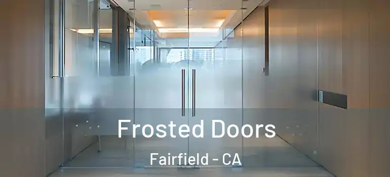  Frosted Doors Fairfield - CA