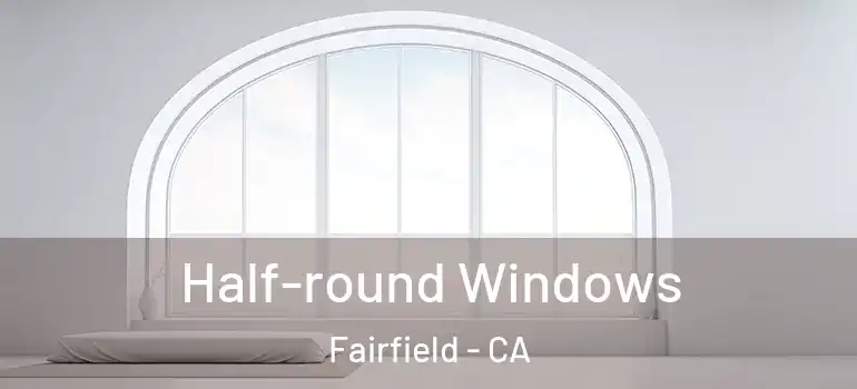  Half-round Windows Fairfield - CA
