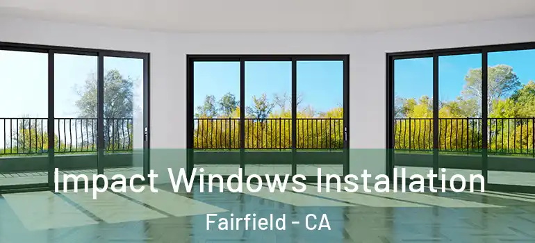  Impact Windows Installation Fairfield - CA