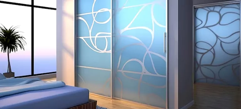 Frosting Glass Cabinet Doors in Fairfield, CA