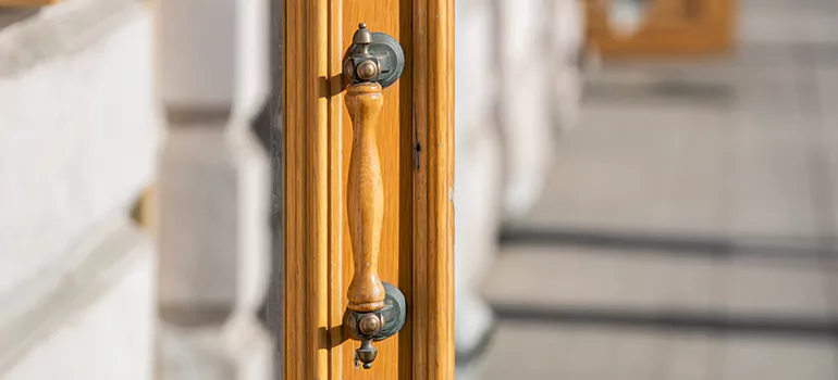 Wooden Pull Bar Installation in Fairfield, CA