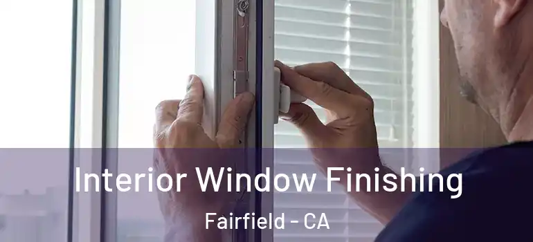  Interior Window Finishing Fairfield - CA