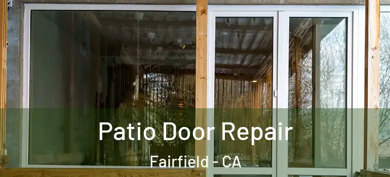  Patio Door Repair Fairfield - CA