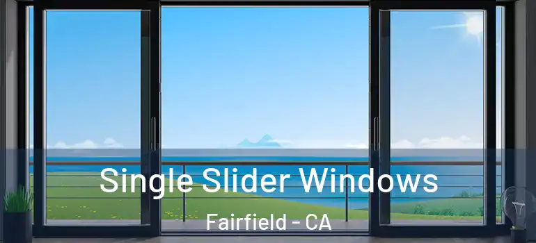  Single Slider Windows Fairfield - CA