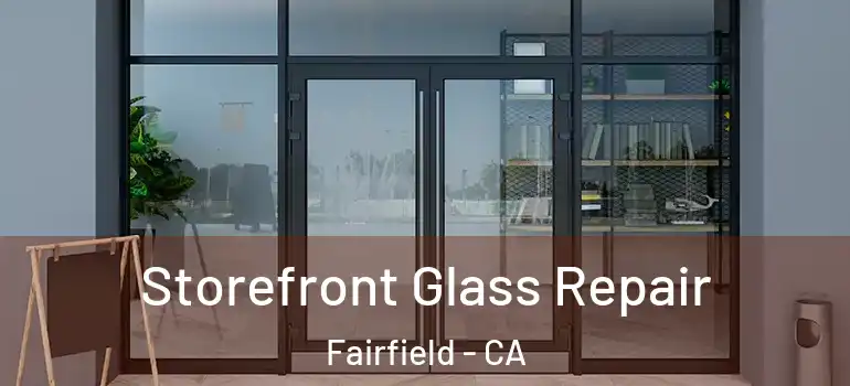  Storefront Glass Repair Fairfield - CA