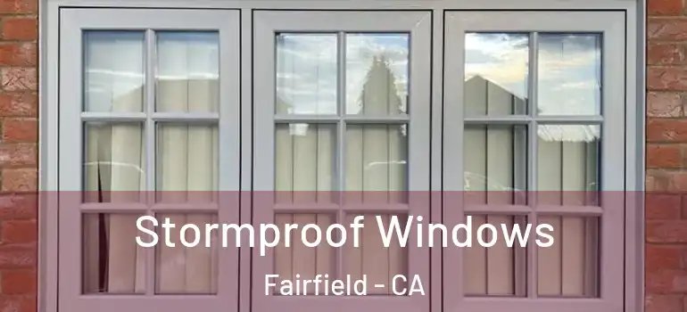  Stormproof Windows Fairfield - CA