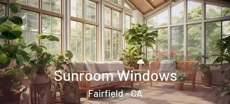  Sunroom Windows Fairfield - CA