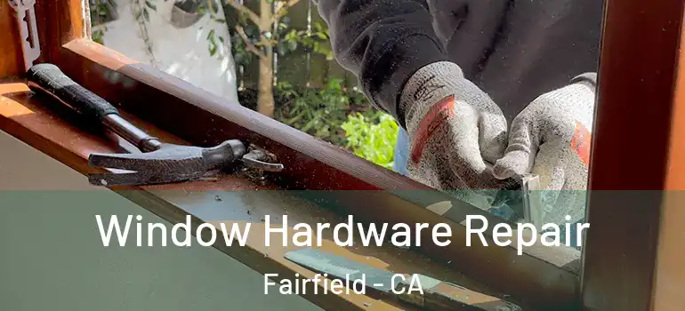  Window Hardware Repair Fairfield - CA