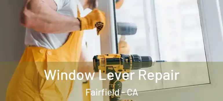  Window Lever Repair Fairfield - CA