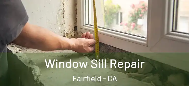 Window Sill Repair Fairfield - CA